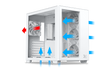 XIGMATEK AQUA III ARCTIC ARGB MID TOWER