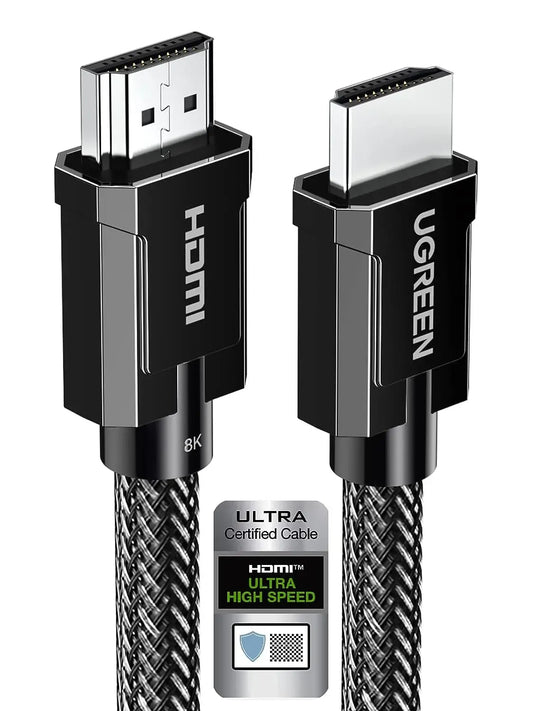 Ugreen-HD150 8K-HDMI Cable Male to Male-Braided-1.5m-40179