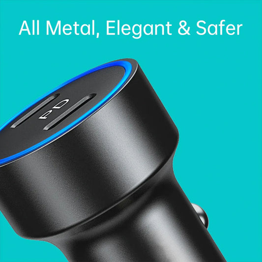 Choetech-Car-Fast Charger-C0054-Type C-Dual Port
