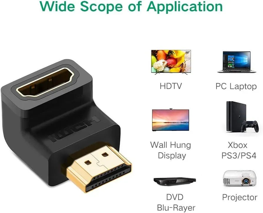Ugreen-HD112-HDMI Male to Female Adapter Down-20109