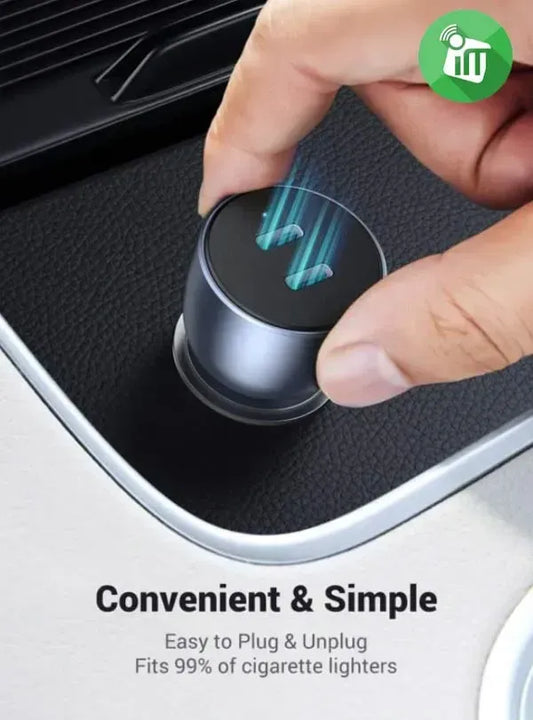 Ugreen-50W-2xType C-Car Charger-70594