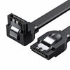 Ugreen-US217 Angled SATA3-Data Cable 0.5m-Black-30797