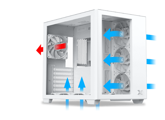 XIGMATEK AQUA III ARCTIC ARGB MID TOWER