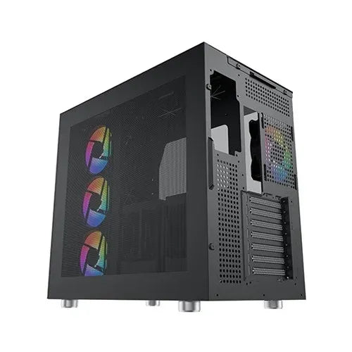 XIGMATEK AQUA V TYPE C ARGB BLACK MID TOWER CASE