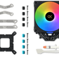 XIGMATEK AK6 DUAL DIGITAL BLACK 6 Heat Pipes 240W AIR COOLR