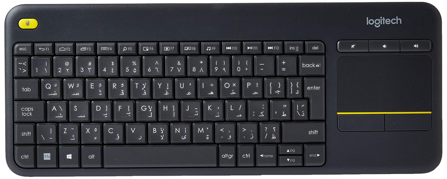 -Logitech-K400 Plus-WL-Black