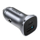 Charger-Ugreen-Fast Car Charger 30W-2Ports-Grey-25845