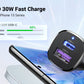 Charger-Ugreen-Fast Car Charger 30W-2Ports-Grey-25845