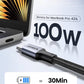 Charger-Ugreen-USB C to USB C-100W Braided Cable-1m-White-70427