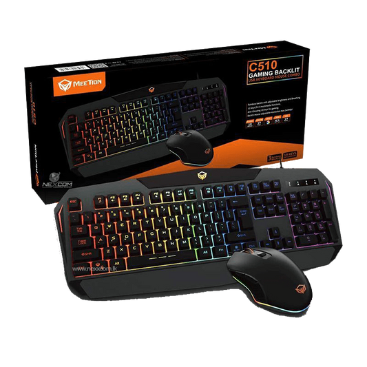 Combo-Meetion-Keyboard+Mouse-C510-Backlight Gaming