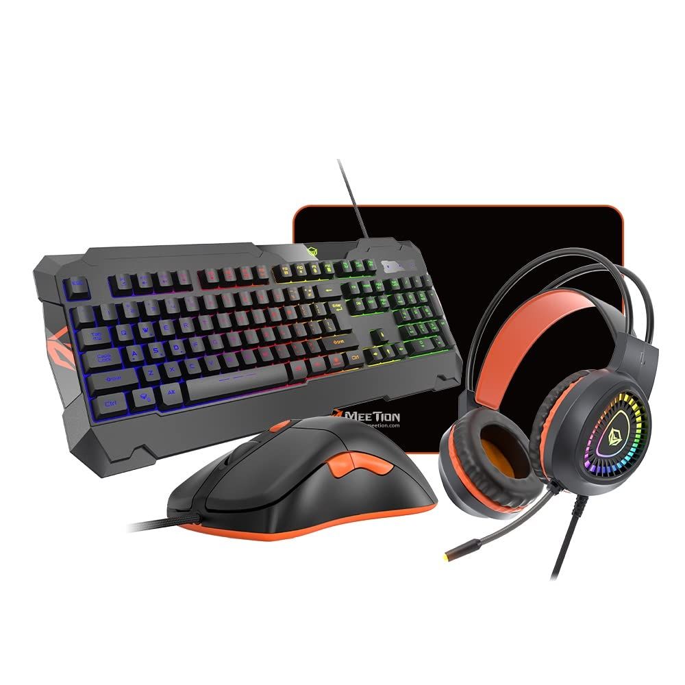 Combo-Meetion-C505-4 IN 1-Keyboard+Mouse+Hst+Mousepad