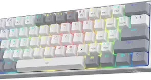 Redragon-Keyboard-K617-RGB-Gray/White-Red SW