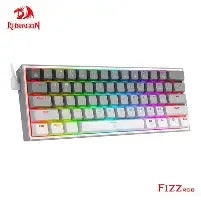 Redragon-Keyboard-K617-RGB-Gray/White-Red SW
