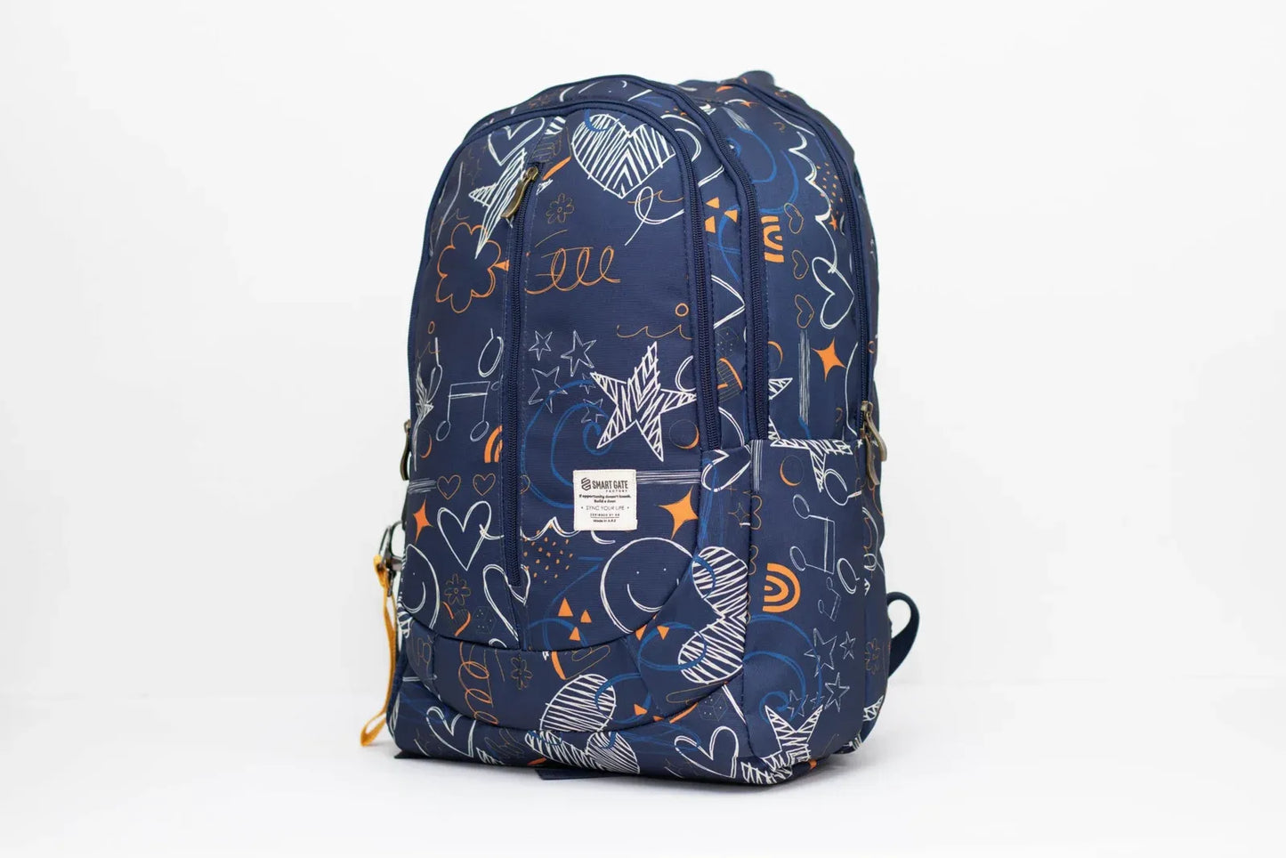 BAG-Smart Gate-Backpack-With-USB-Port-SG-9235-15.6-Dark-Blue