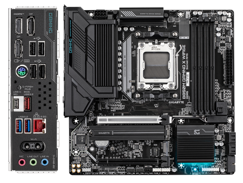 GIGABYTE B850M GAMING X WIFI6E