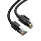 Ugreen Cat 6 U/UTP Pure Copper Ethernet  Flat 2m -Black - 50185
