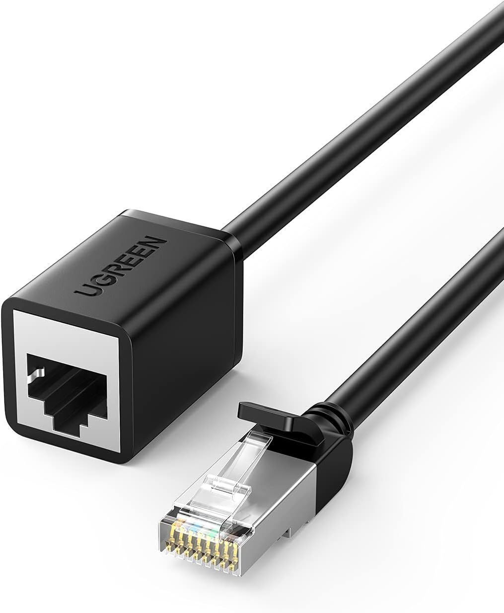 Ugreen Cat6 F/UTP RJ45 Ext-Male/F-Patch Cords 3m Black - 11282