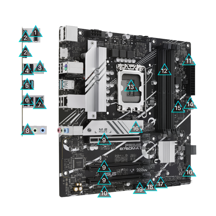 ASUS PRIME B760M-A CSM DDR4