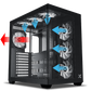XIGMATEK AQUA V AIR TYPE C 7 FAN ARGB BTF BLACK MID TOWER CASE