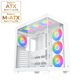 XIGMATEK AQUA V AIR ARCTIC TYPE C 7 FAN ARGB BTF MID TOWER CASE