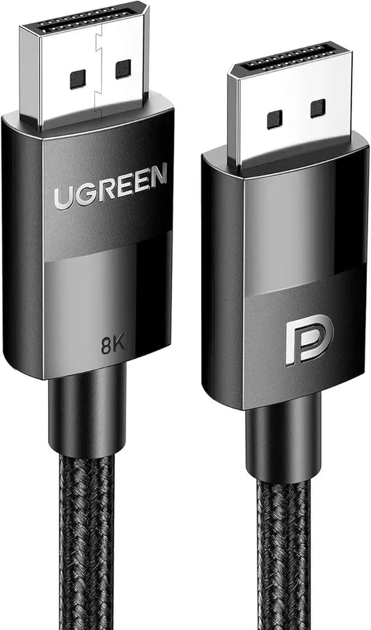 Ugreen-DP 1.4 Male to Male-Braided Cable 3m-80393