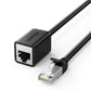 Ugreen-Cat6 F/UTP-RJ45 Ext-Male/F-Patch Cords-2m-Black-11281