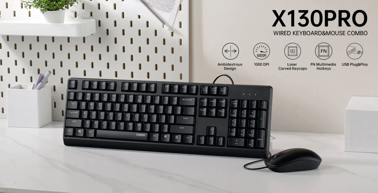 Rapoo-Wired-X130 Pro