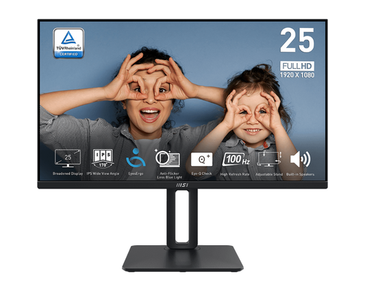 MSI PRO MP251P 24 Rapid IPS 1920X1080 (FHD 100Hz 1ms (MPRT) / 4ms (GTG)