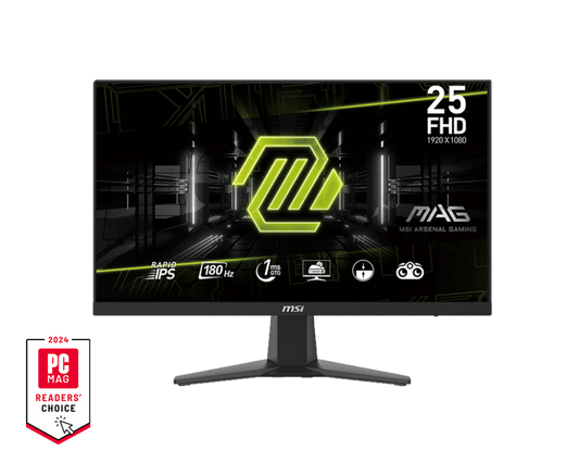 MSI MAG 256F 24.5 Rapid IPS 1920X1080 (FHD 180Hz 1MS (GTG)