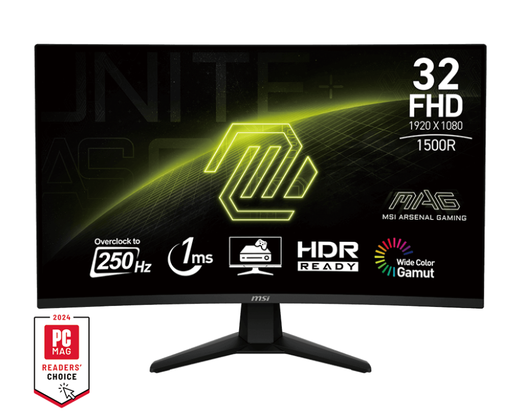 MSI MAG 32C6X 31.5 VA CURVED 1920X1080 (FHD 250Hz 1MS MPRT