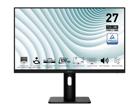 MSI PRO MP273AP 27 IPS 1920X1080 (FHD 100Hz 1ms (MPRT) / 4ms (GTG)