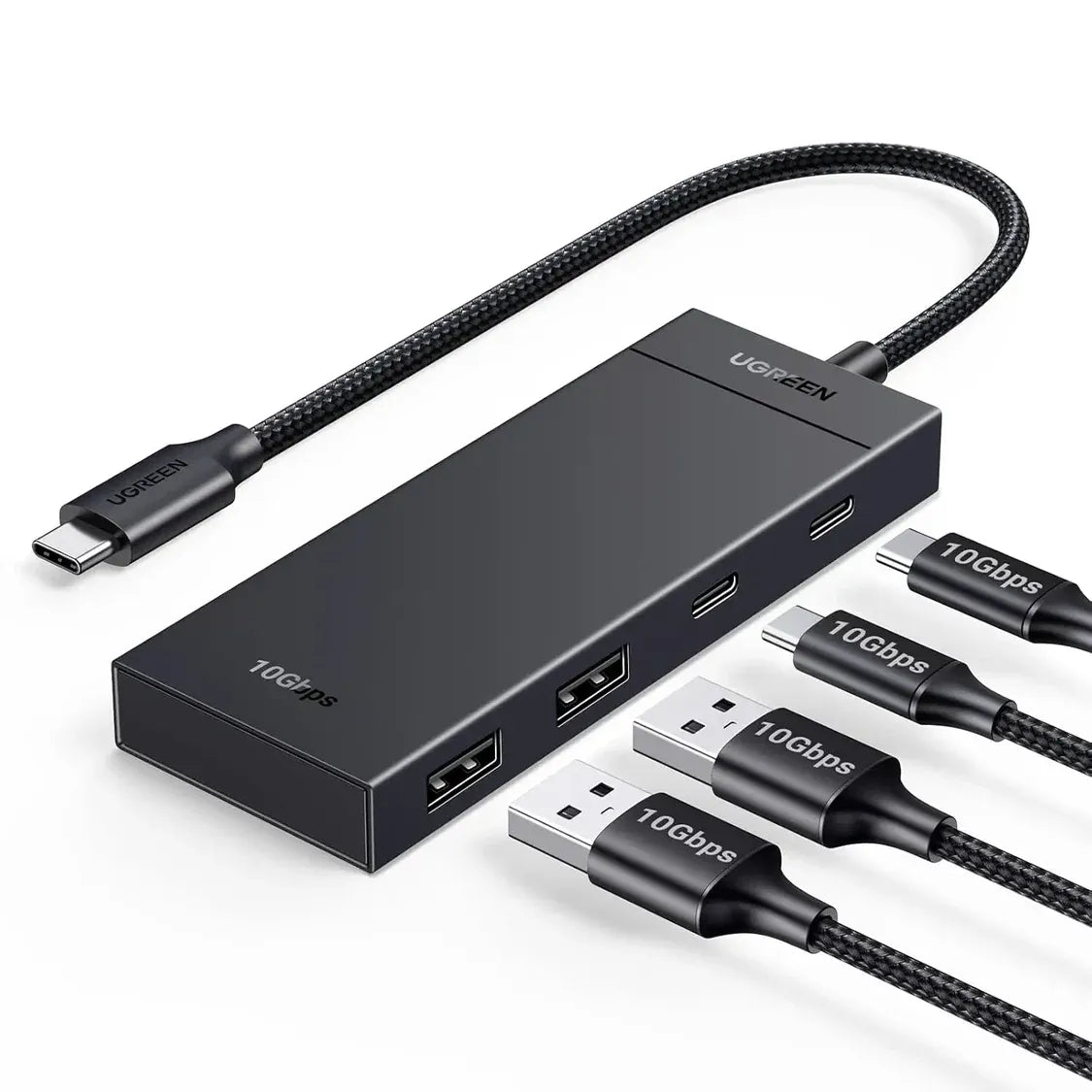 UGREEN 10Gbps 4-in-1 USB C Hub USB 3.2 Adapter 2 USB-C 3.2 2 USB-A 3.2 - 35583