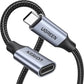 UGREEN USB-C Male to USB-C Female, Data transmission+ charging+ Audio&video - 30205