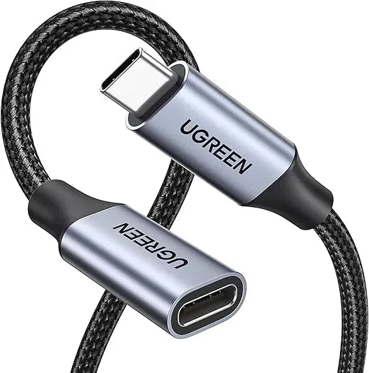 UGREEN USB-C Male to USB-C Female, Data transmission+ charging+ Audio&video - 30205