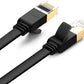 UGREEN Cat 7 U/FTP Lan Cable Flat Design 10m (Black) - 11265