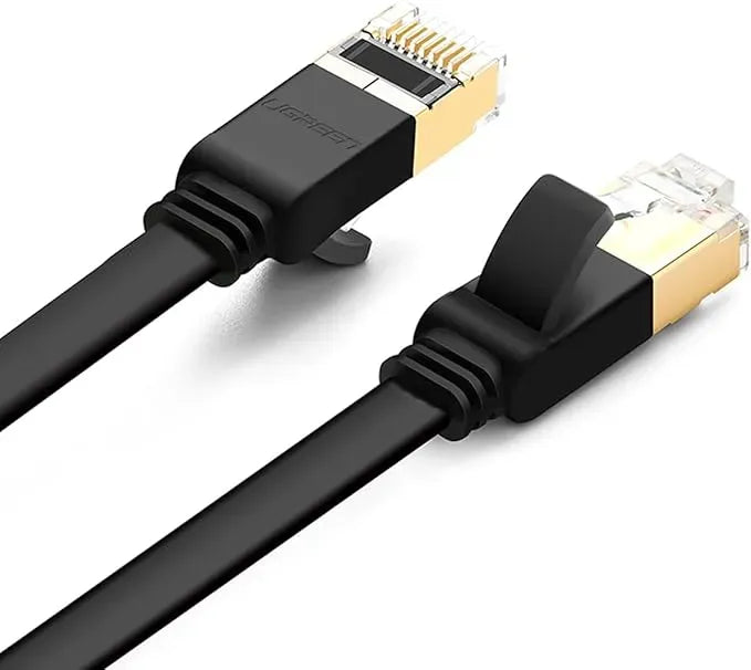 UGREEN Cat 7 U/FTP Lan Cable Flat Design 10m (Black) - 11265