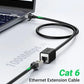 Ugreen Cat6 F/UTP RJ45 Ext-Male/F-Patch Cords 3m Black - 11282