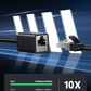 Ugreen Cat6 F/UTP RJ45 Ext-Male/F-Patch Cords 3m Black - 11282