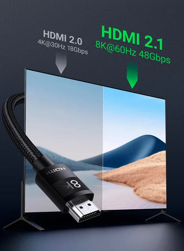 UGREEN HDMI 2.1 Cable 8K@60Hz // 4K@240Hz/144Hz/120Hz Male to Male 5m - 80405