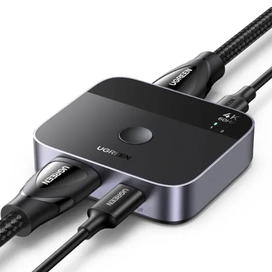 UGREEN USB-C+HDMI Switch 2 In 1 Out + USB-C charging 5V - 1A - 55452