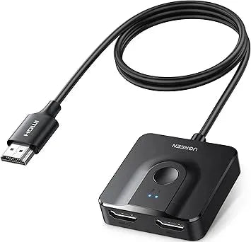 UGREEN HDMI Switch 4K@60Hz with 3.3FT HDMI Cable - 70607