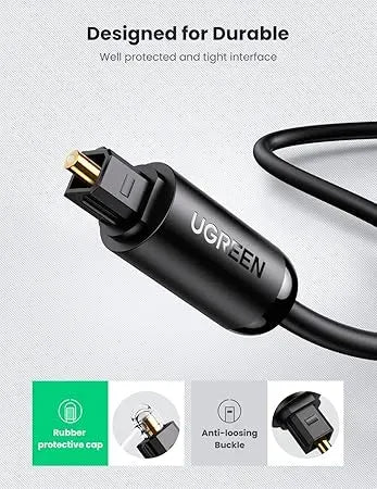 UGREEN Toslink Optical Audio Cable 3m (Black) - 70893