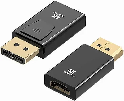 UGREEN 2-Pack 4K DisplayPort to HDMI Adapter Unidirectional Display Port 1.2 to HDMI 1.4 Male  to Female Converter Aluminum Adapter -  55935