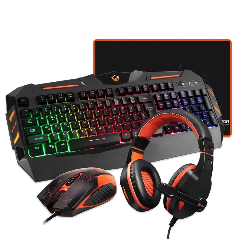 Combo-Meetion-C500-4 IN 1-Arabic Keyboard+Mouse+Hst+Mousepad