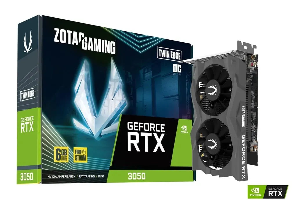ZOTAC RTX 3050 TWIN EDGE 6GB GDDR6 OC
