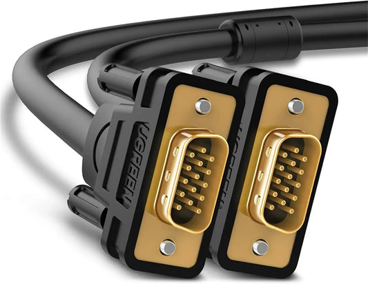 Ugreen-VGA Male to Male-Cable 2m-Black-11646