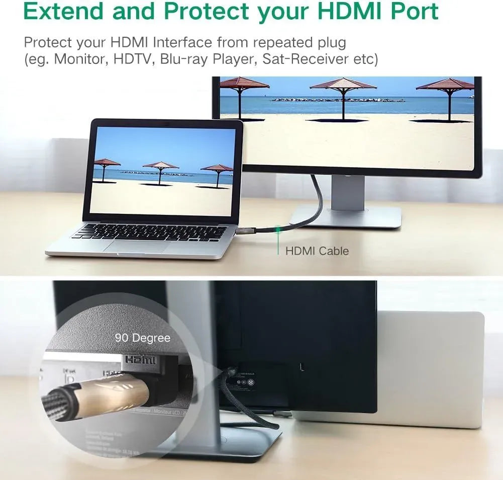 Ugreen-HD112-HDMI Male to Female Adapter Down-20109