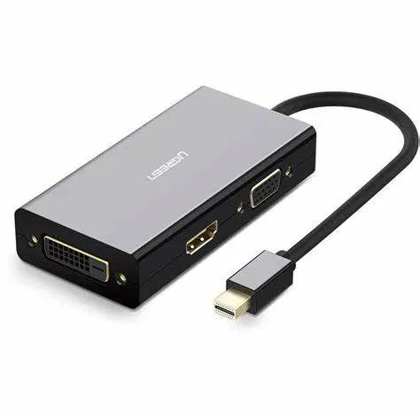 Ugreen-mini DP to HDMI/VGA/DVI Converter-Black-20418