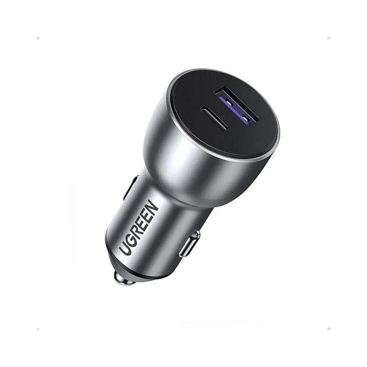 ACC-Ugreen-CD213-52.5W-USB+PD-Car-Charger-Dark-Gray-60980