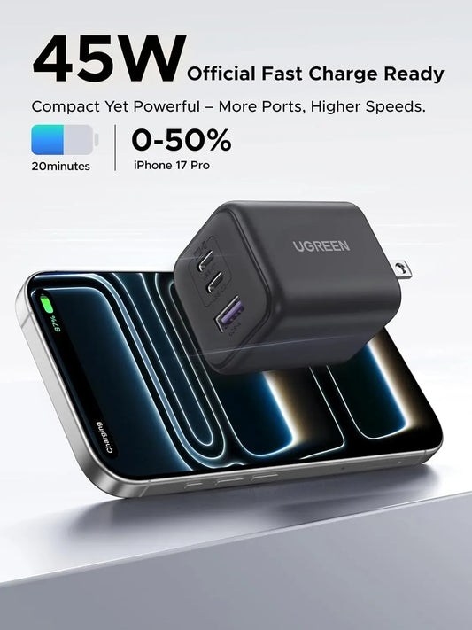 ACC-Ugreen-Charger-USB-C-GaN-Fast-Charger-EU-45W-Black-65052